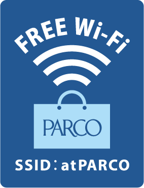 パルコフリーWi-Fi(PARCO Free Wi-Fi)マーク