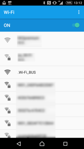 SSID「.Wi-Fi_BUS」を選択。