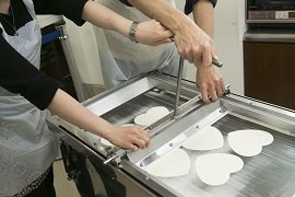 私の白い恋人焼き上げコース