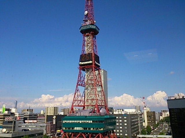 ベビー休憩所からのさっぽろテレビ塔