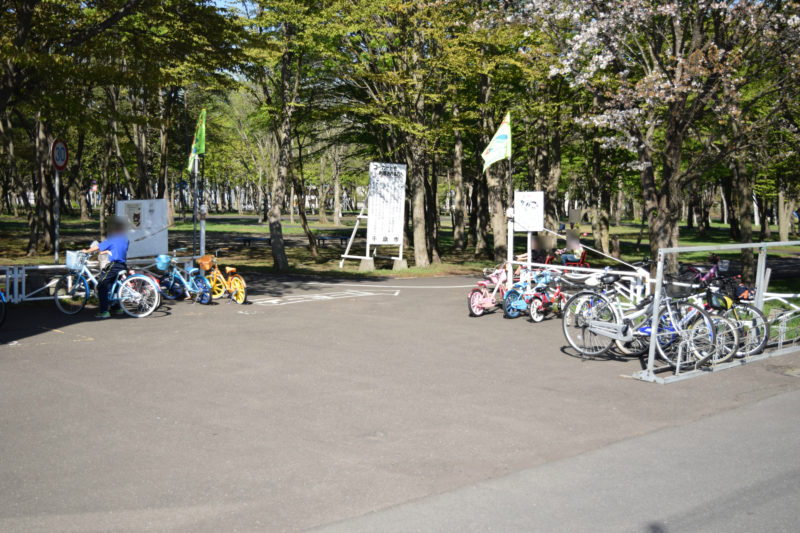 幼児用三輪車をはじめ、14～26インチの自転車(大人用・子供用)の無料貸出