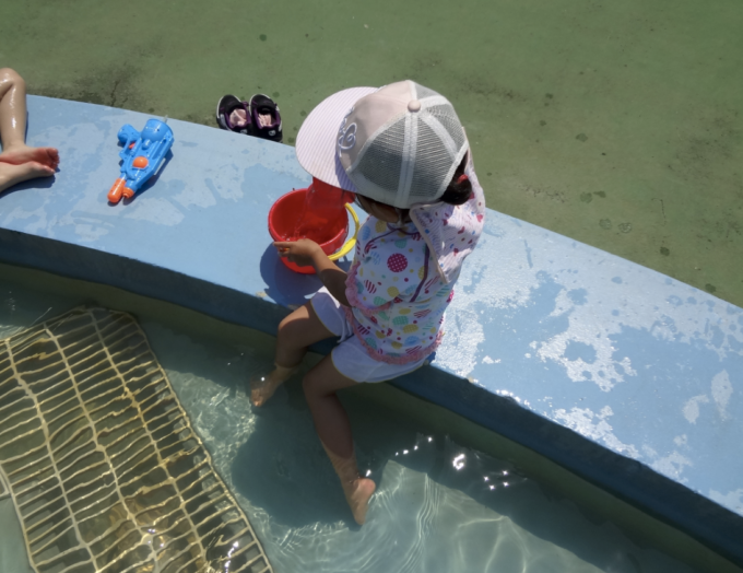 水遊びの道具