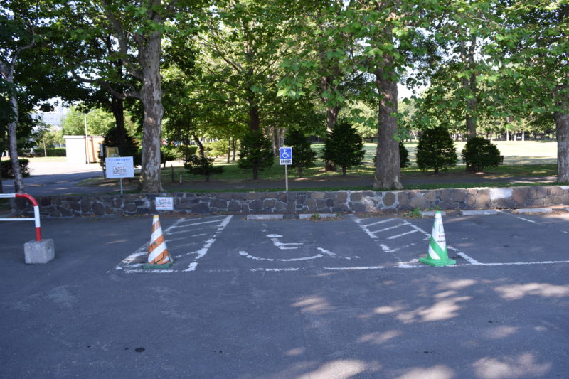 伏古公園身障者優先駐車スペース