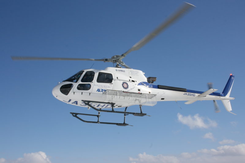 北海道のヘリコプター遊覧飛行・観光遊覧一覧