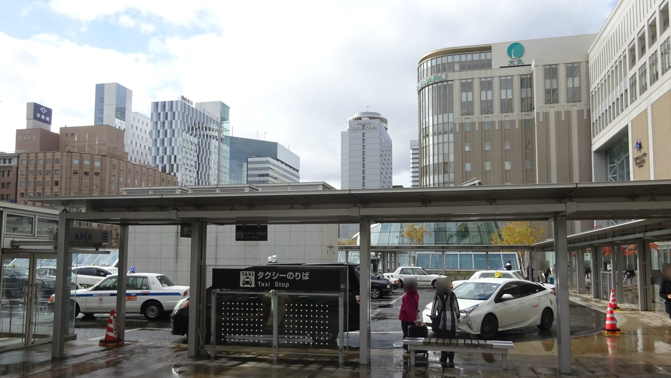 JR札幌駅周辺のタクシー乗り場