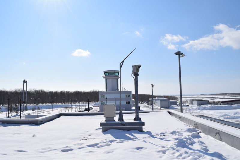 釧路空港の管制塔