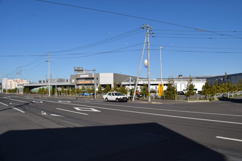 札幌市中央卸売市場前のタクシー待機エリア