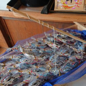 住吉神社「日進月歩みくじ」釣り竿